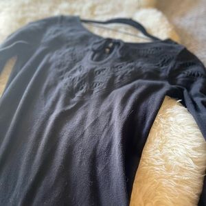 Paisley Cut Out Design Free People Top